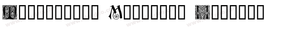 Ornamental Initials A字体转换